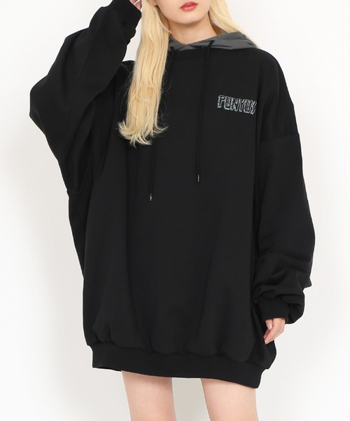 PUNYUS（プニュズ）の「Last decade ビッグスウェット（スウェット・レディース・ブラック/イエロー・3/4）」の14枚目の写真