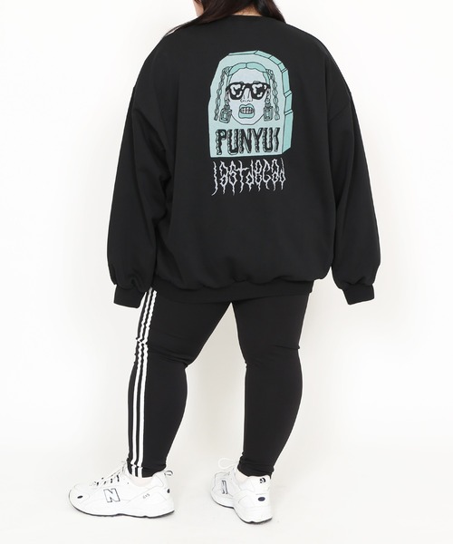 PUNYUS（プニュズ）の「Last decade ビッグスウェット（スウェット・レディース・ブラック/イエロー・3/4）」の6枚目の写真