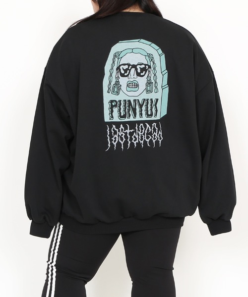PUNYUS（プニュズ）の「Last decade ビッグスウェット（スウェット・レディース・ブラック/イエロー・3/4）」の5枚目の写真