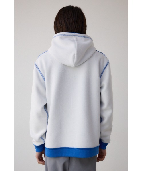 AZUL by moussy（アズールバイマウジー）の「リバーシブルロゴフーディー（パーカー・メンズ・ホワイト/ブルー/オレンジ系その他/ブラック・MEDIUM/LARGE）」の21枚目の写真