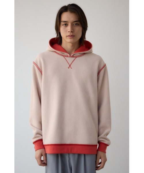 AZUL by moussy（アズールバイマウジー）の「リバーシブルロゴフーディー（パーカー・メンズ・ホワイト/ブルー/オレンジ系その他/ブラック・MEDIUM/LARGE）」の7枚目の写真