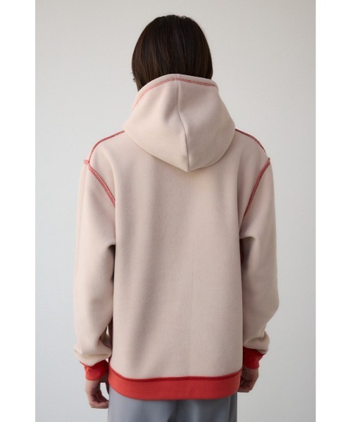 AZUL by moussy（アズールバイマウジー）の「リバーシブルロゴフーディー（パーカー・メンズ・ホワイト/ブルー/オレンジ系その他/ブラック・MEDIUM/LARGE）」の6枚目の写真