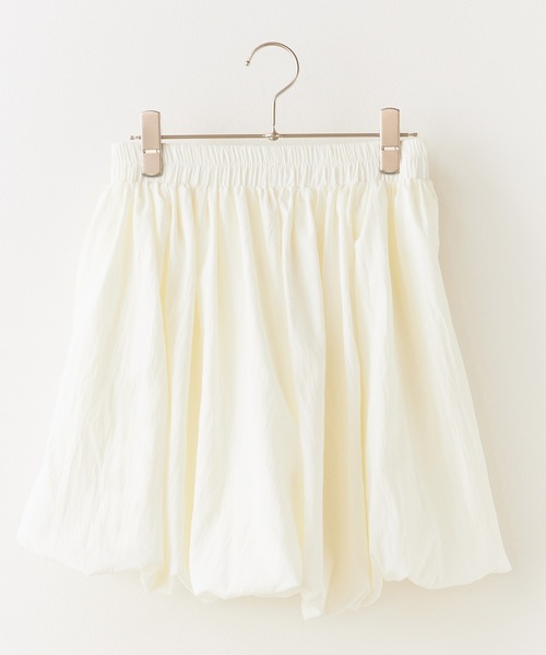 BLANK (ブランク)の「▲Simple Balloon Skirt / シンプルバルーンスカート(スカート・レディース・ベージュ/ナチュラル/ホワイト/ブラック/ピンク・FREE)」の17枚目の写真