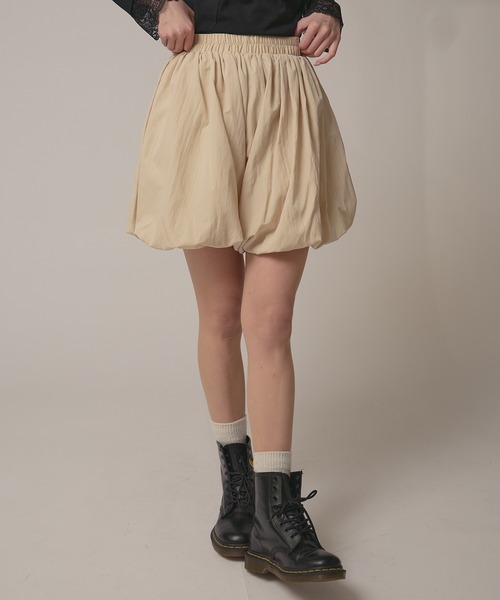 BLANK (ブランク)の「▲Simple Balloon Skirt / シンプルバルーンスカート(スカート・レディース・ベージュ/ナチュラル/ホワイト/ブラック/ピンク・FREE)」の12枚目の写真