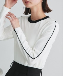 パイピング リンガー ロングTシャツ