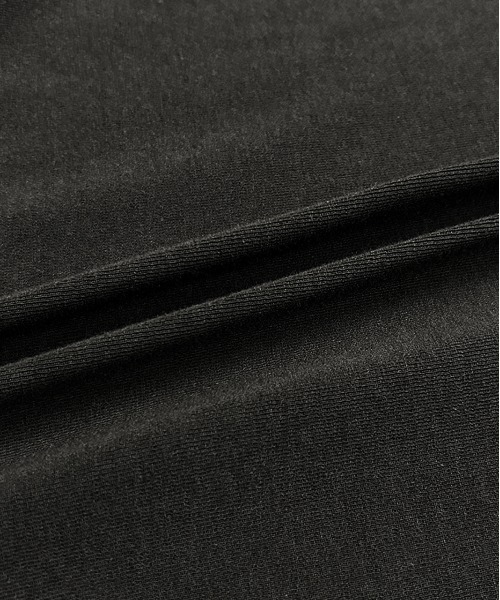 ad thie(アドティエ)の「パイピング リンガー ロングTシャツ(Tシャツ/カットソー・レディース・オフホワイト/ブラック/ダークブラウン・FREE)」の6枚目の写真