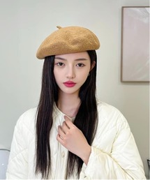 Mayree（メイリー）の「韓国 レディース ウールベレー帽(BDS)（ハンチング/ベレー帽）」