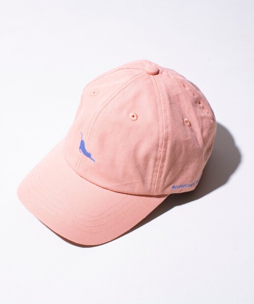 GLOSTER（グロスター）の「【GLOSTER/グロスター】DOG&CAT シルエット刺繍 カラーキャップ CAP（キャップ・メンズ・ブラック/ネイビー/サーモンピンク/キナリ・FREE）」の4枚目の写真