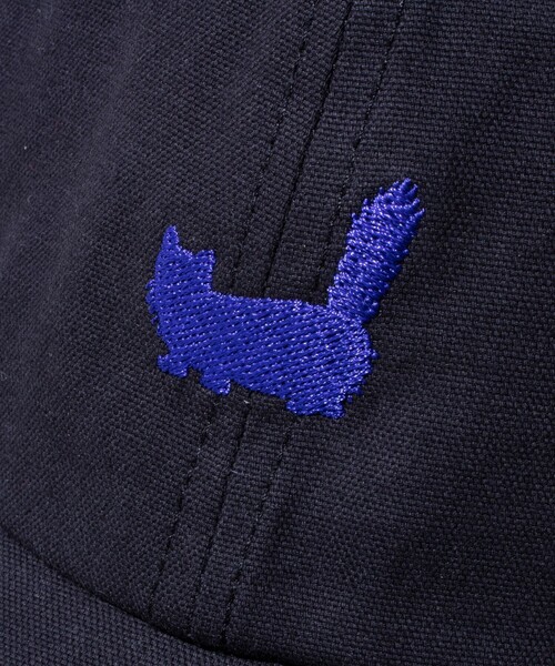 GLOSTER（グロスター）の「【GLOSTER/グロスター】DOG&CAT シルエット刺繍 カラーキャップ CAP（キャップ・メンズ・ブラック/ネイビー/サーモンピンク/キナリ・FREE）」の15枚目の写真