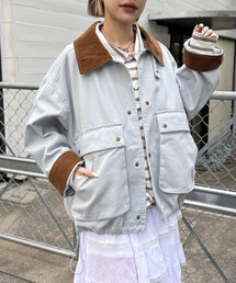 w closet | 【スタッフおすすめ/3色展開】BIGポケットカバーオール(ブルゾン)