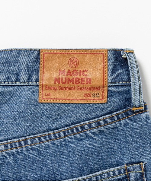 MAGIC NUMBER（マジック ナンバー）の「【MAGIC NUMBER】 301 ORIGINAL STANDARD DENIM PANTS(VINTAGE WASH) 301 オリジナルスタンダードデニムパンツヴィンテージウォッシュ（デニムパンツ・メンズ・インディゴブルー・30/32/34/36）」の9枚目の写真