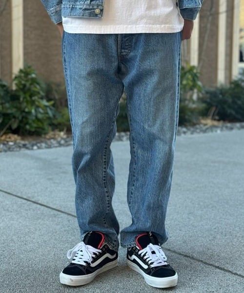 MAGIC NUMBER（マジック ナンバー）の「【MAGIC NUMBER】 301 ORIGINAL STANDARD DENIM PANTS(VINTAGE WASH) 301 オリジナルスタンダードデニムパンツヴィンテージウォッシュ（デニムパンツ・メンズ・インディゴブルー・30/32/34/36）」の3枚目の写真