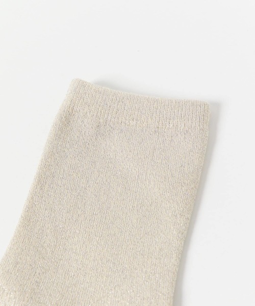 SMELLY（スメリー）の「ラメカラーソックス（ソックス/靴下・レディース・ベージュ/ブルー/ブラック・22/25（85-100））」の12枚目の写真