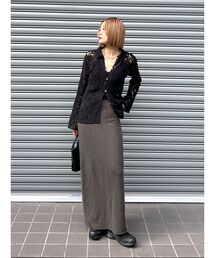 Ungrid | レース編みルーズシャツ(シャツ/ブラウス)