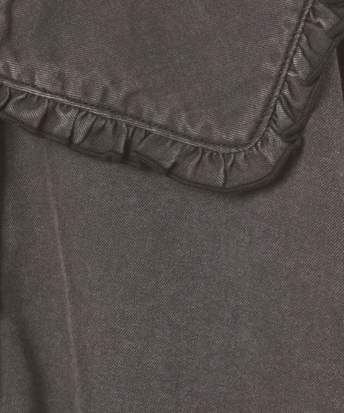 LEPSIM(レプシィム)の「【KIDS】フリル襟デニムブラウス 283660(シャツ/ブラウス・キッズ・ブルー/ブラック・120/140)」の9枚目の写真