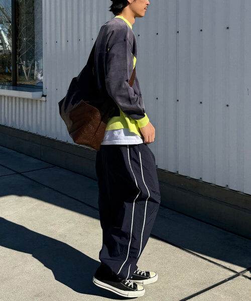 RePRODUCTION LABEL(リプロダクションレーベル)の「【RePRODUCTION LABEL / リプロダクションレーベル】リブ切替ダメージスウェット(Tシャツ/カットソー・レディース・ピンク/ネイビー/ブラック・FREE)」の16枚目の写真