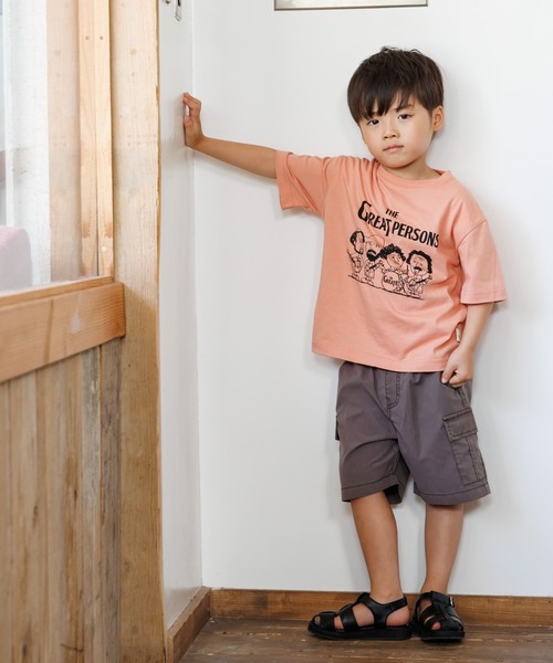 MAKE YOUR DAY（メイクユアデイ）の「えらい人バンド半袖Tシャツ■80～140cm（Tシャツ/カットソー・キッズ・グレー/サックスブルー/オレンジ・130/80/140/120/110/100/90）」の7枚目の写真