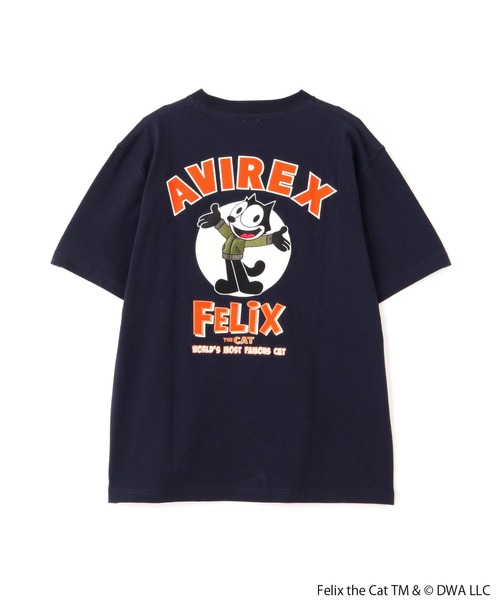THE FELiX(フェリクス)の「《AVIREX × FELIX》"EMBROIDERY LOGO" T-SHIRT / 刺繍ロゴ 半袖Tシャツ / アヴィレックス / フィリックス(Tシャツ/カットソー・メンズ・オリーブ/ネイビー/ホワイト・XX-LARGE/X-LARGE/LARGE/MEDIUM)」の11枚目の写真