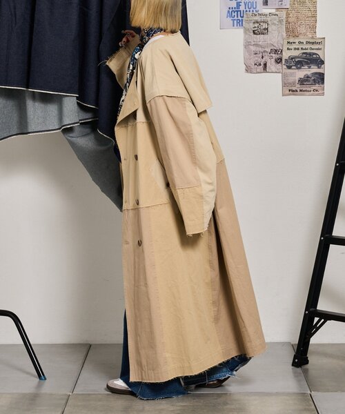 etsinta】2WAYジレロングトレンチコート（トレンチコート）｜etsinta
