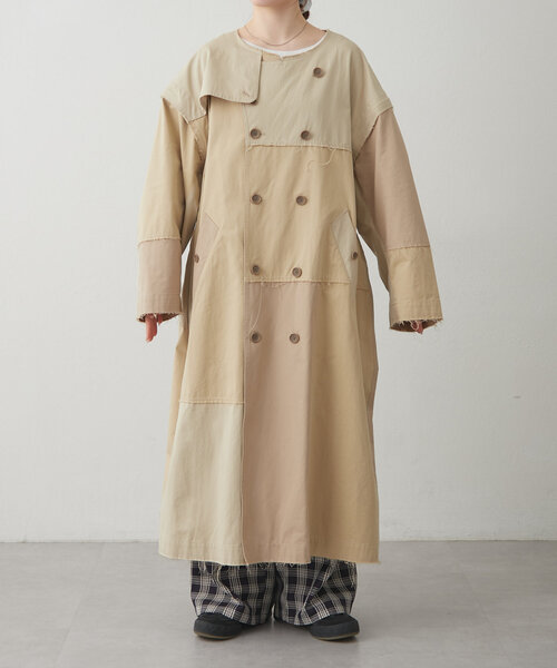 etsinta】2WAYジレロングトレンチコート（トレンチコート）｜etsinta