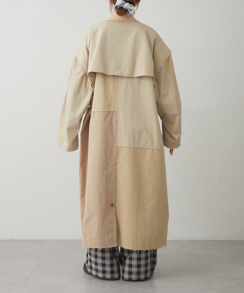 etsinta(エシンタ)の「【etsinta】2WAYジレロングトレンチコート(トレンチコート・レディース・ベージュ・ONE SIZE)」の20枚目の写真