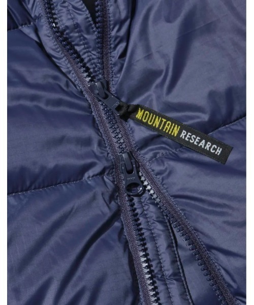 MOUNTAIN RESEARCH（マウンテンリサーチ）の「【MOUNTAIN RESEARCH】マウンテンリサーチ Puff JKT（ダウンジャケット/コート・メンズ・ブラック/ネイビー・SMALL/MEDIUM/LARGE）」の6枚目の写真