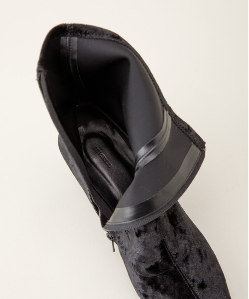 LE VERNIS（ル・ベルニ）の「LE VERNIS(ル・ベルニ)Velor stretch boots（ブーツ・レディース・ブラック/ブラウン・24.5/23.5）」の13枚目の写真