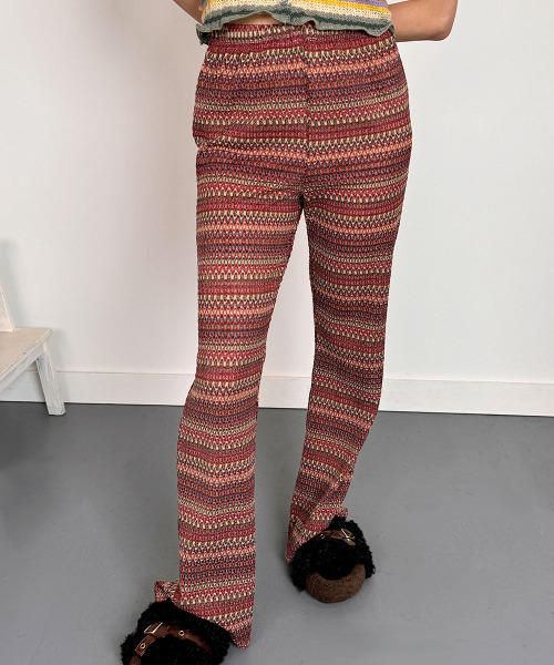 セール】ヒッピー風エスニックニットパンツ Hippie-style Ethnic