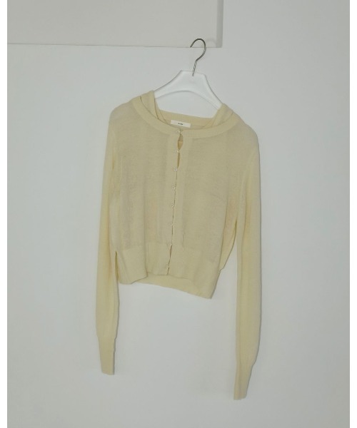 anuke Layered Mohair Knit 62510509（カーディガン/ボレロ