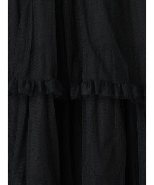 Samansa Mos2（サマンサ モスモス）の「チュールフリルスカート（スカート・レディース・ブラック/カーキ/グレー/キナリ・F）」の8枚目の写真