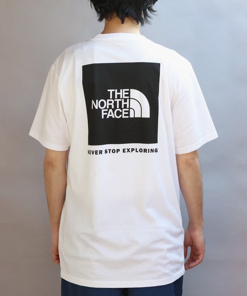 THE NORTH FACE（ザノースフェイス）の「ノースフェイスボックス半袖Tシャツ（Tシャツ/カットソー・メンズ・ホワイト/ブラック・LARGE/MEDIUM）」の12枚目の写真