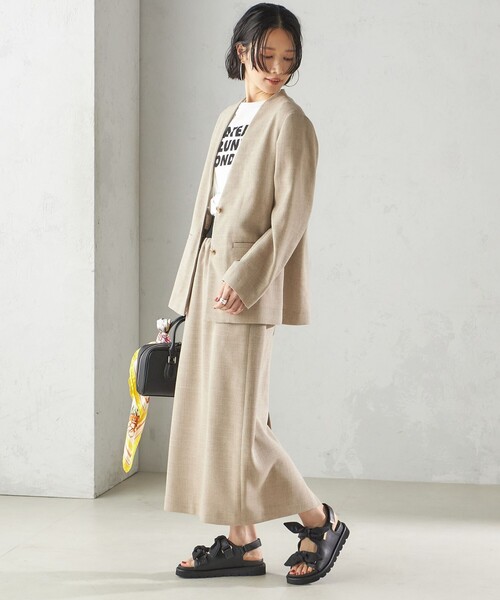 SHIPS（シップス）の「2WAY リボン サンダル（サンダル・レディース・ブラック/ブラウン・36/37/38）」の3枚目の写真