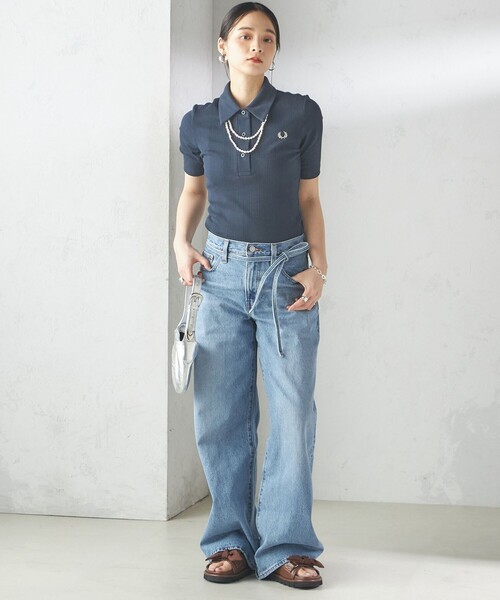 SHIPS（シップス）の「2WAY リボン サンダル（サンダル・レディース・ブラック/ブラウン・36/37/38）」の11枚目の写真