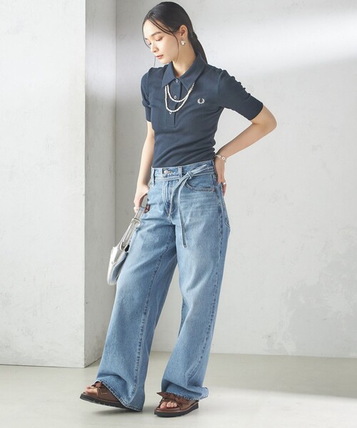 SHIPS（シップス）の「2WAY リボン サンダル（サンダル・レディース・ブラック/ブラウン・36/37/38）」の12枚目の写真