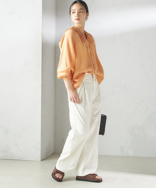 SHIPS（シップス）の「2WAY リボン サンダル（サンダル・レディース・ブラック/ブラウン・36/37/38）」の16枚目の写真