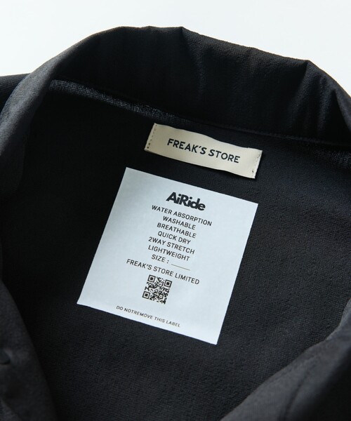 FREAK'S STORE（フリークスストア）の「限定展開 AiRide/エアライド リラックスフィット ショートスリーブ ポケットシャツ（シャツ/ブラウス・メンズ・オリーブ/ネイビー/ブラック/チャコールグレー/グレイッシュベージュ/グレー系その他/レオパード・LARGE/MEDIUM/SMALL）」の11枚目の写真