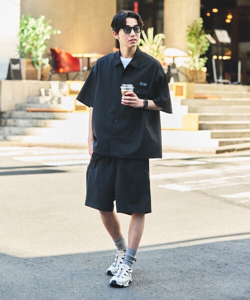 FREAK'S STORE（フリークスストア）の「限定展開 AiRide/エアライド リラックスフィット ショートスリーブ ポケットシャツ（シャツ/ブラウス・メンズ・オリーブ/ネイビー/ブラック/チャコールグレー/グレイッシュベージュ/グレー系その他/レオパード・LARGE/MEDIUM/SMALL）」の17枚目の写真