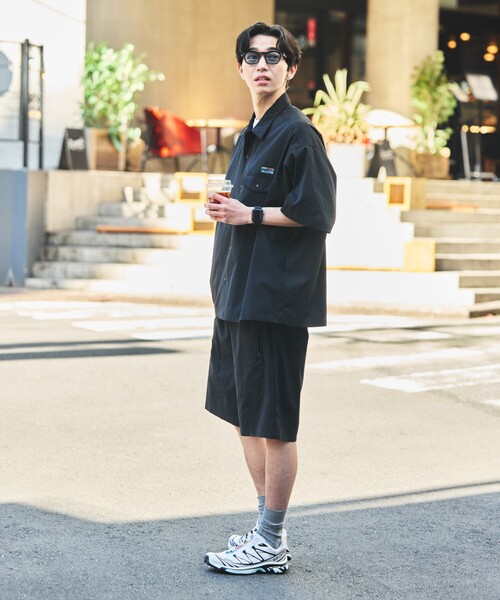 FREAK'S STORE（フリークスストア）の「限定展開 AiRide/エアライド リラックスフィット ショートスリーブ ポケットシャツ（シャツ/ブラウス・メンズ・オリーブ/ネイビー/ブラック/チャコールグレー/グレイッシュベージュ/グレー系その他/レオパード・LARGE/MEDIUM/SMALL）」の18枚目の写真