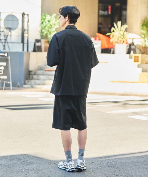 FREAK'S STORE（フリークスストア）の「限定展開 AiRide/エアライド リラックスフィット ショートスリーブ ポケットシャツ（シャツ/ブラウス・メンズ・オリーブ/ネイビー/ブラック/チャコールグレー/グレイッシュベージュ/グレー系その他/レオパード・LARGE/MEDIUM/SMALL）」の19枚目の写真