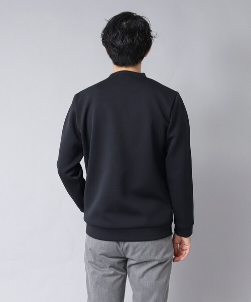NOLLEY’S（ノーリーズ）の「【ACTIVE SECT】《限定展開》ダブルニットスウェット 25SS（スウェット・メンズ・ホワイト/ブラック/グレイッシュベージュ/ダークネイビー・S/M/L/XL）」の14枚目の写真