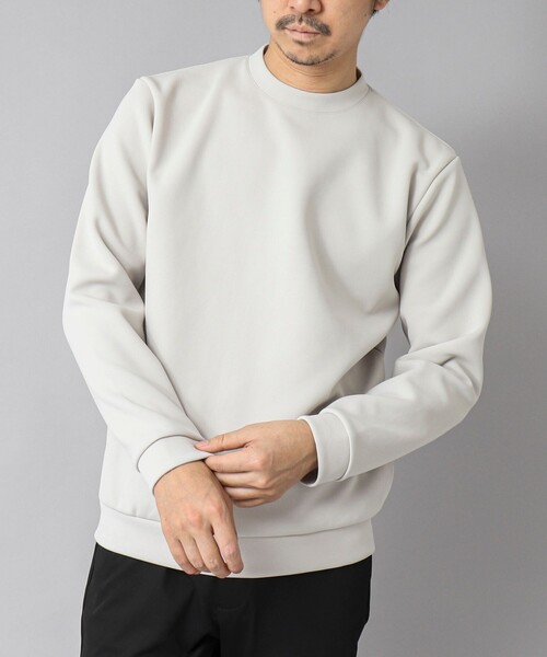 NOLLEY’S（ノーリーズ）の「【ACTIVE SECT】《限定展開》ダブルニットスウェット 25SS（スウェット・メンズ・ホワイト/ブラック/グレイッシュベージュ/ダークネイビー・S/M/L/XL）」の18枚目の写真