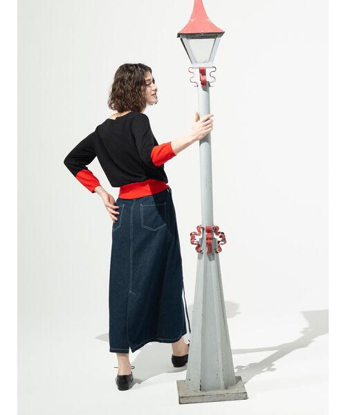 Lugnoncure(ルノンキュール)の「配色ニットプルオーバー《2025spring catalog item》(ニット/セーター・レディース・ベージュ/ネイビー/オフホワイト・F)」の5枚目の写真