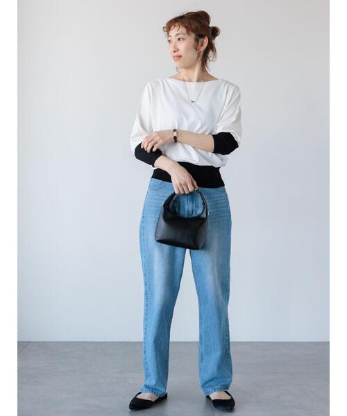 Lugnoncure(ルノンキュール)の「配色ニットプルオーバー《2025spring catalog item》(ニット/セーター・レディース・ベージュ/ネイビー/オフホワイト・F)」の7枚目の写真