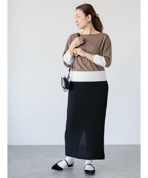 Lugnoncure(ルノンキュール)の「配色ニットプルオーバー《2025spring catalog item》(ニット/セーター・レディース・ベージュ/ネイビー/オフホワイト・F)」の10枚目の写真