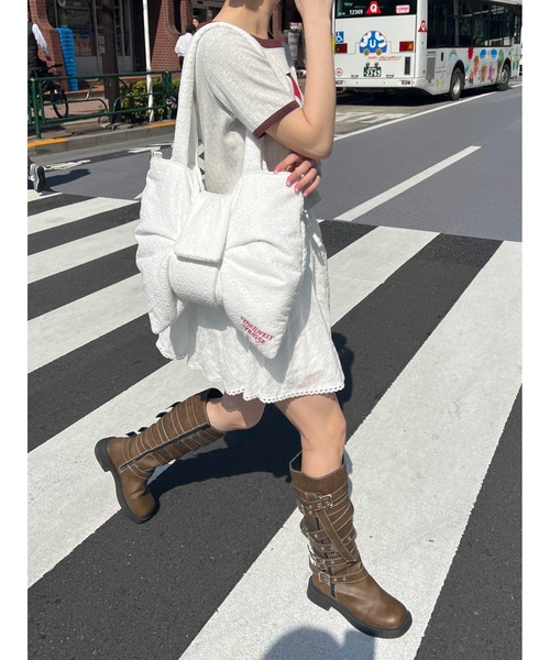 WC（ダブル シー）の「コットンレースリボンバッグ（ショルダーバッグ・レディース・ホワイト・FREE）」の17枚目の写真