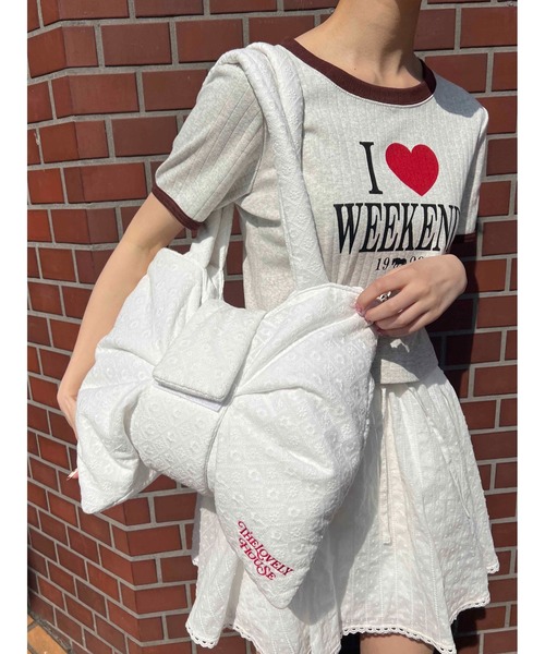 WC（ダブル シー）の「コットンレースリボンバッグ（ショルダーバッグ・レディース・ホワイト・FREE）」の21枚目の写真