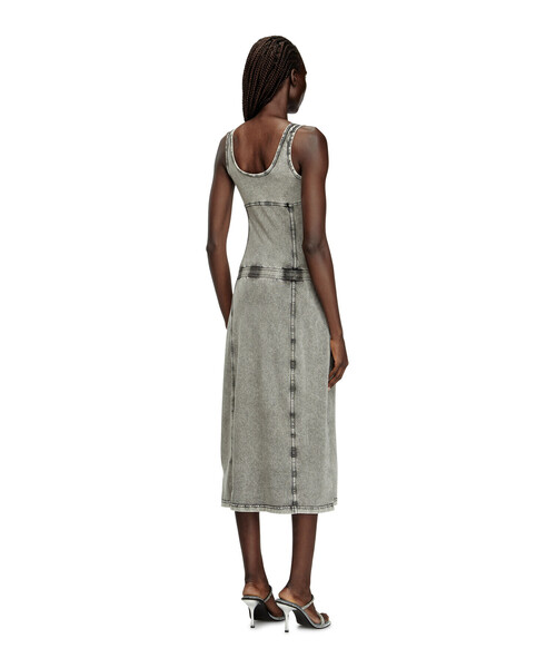 【最安値】即日発送 新作 完売品 DIESEL グレー タンクトップ WALTY-DNM Denim-effect tank top｜グレー｜メンズ｜DIESEL