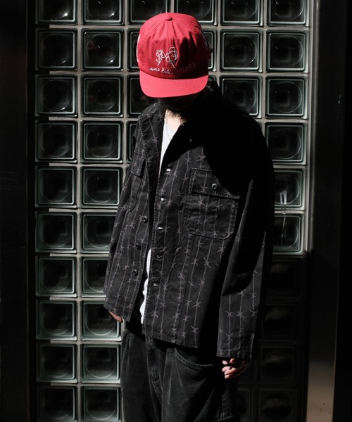 made in standard (メイドインスタンダード)の「MADE IN STANDARD メイドインスタンダード / FATIGUE UNIFORM SHIRT JACKET(ミリタリージャケット・メンズ・ブラック/グレー・LARGE/MEDIUM)」の5枚目の写真