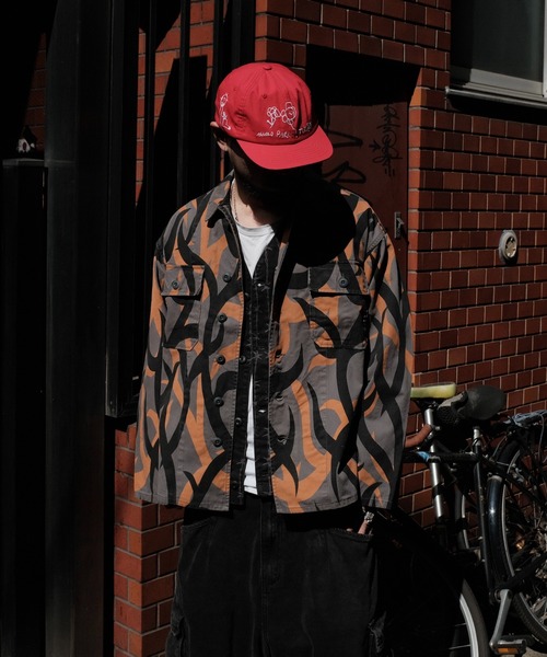 made in standard (メイドインスタンダード)の「MADE IN STANDARD メイドインスタンダード / FATIGUE UNIFORM SHIRT JACKET(ミリタリージャケット・メンズ・ブラック/グレー・LARGE/MEDIUM)」の15枚目の写真