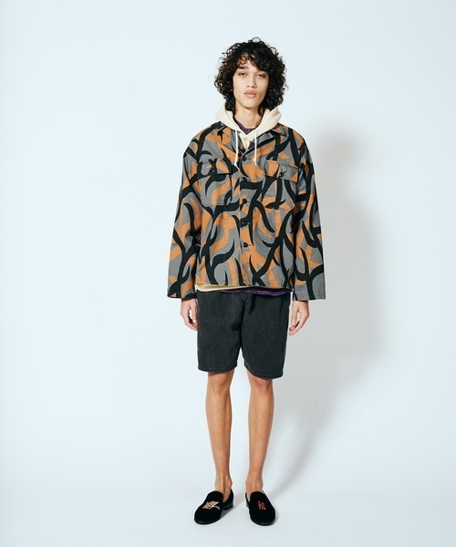 made in standard (メイドインスタンダード)の「MADE IN STANDARD メイドインスタンダード / FATIGUE UNIFORM SHIRT JACKET(ミリタリージャケット・メンズ・ブラック/グレー・LARGE/MEDIUM)」の20枚目の写真